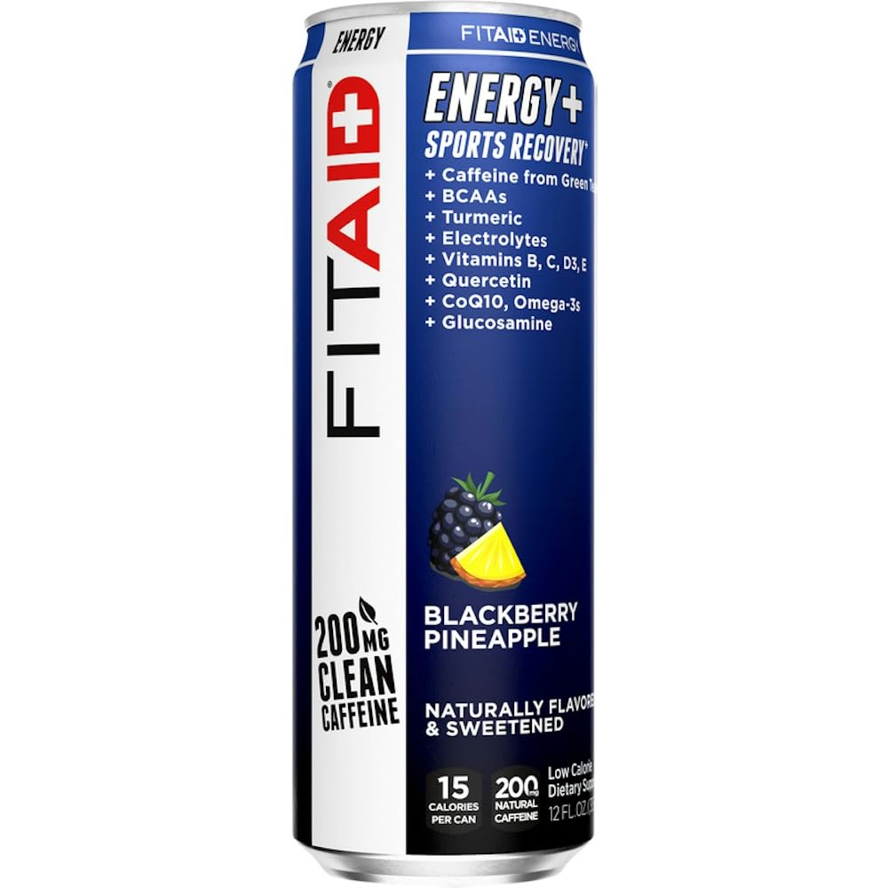 Fitaid, Energy Blkbry Pineappl, 12 Ounce