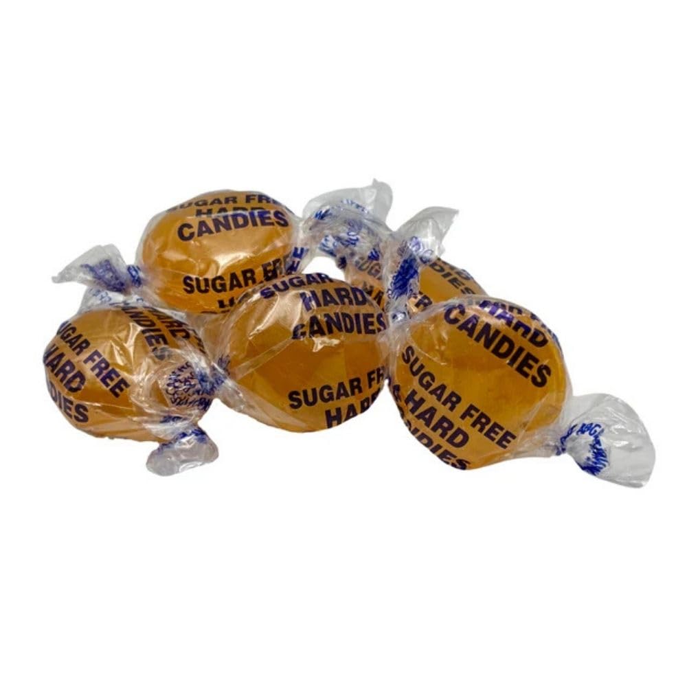 Sugar Free Butterscotch Hard Candy, Individually Wrapped - 25 lb (Approx. 2,250 pieces)
