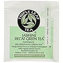 Triple Leaf Tea Jasmine Green Tea Decaffeinated Tea Bags, Pack of 2