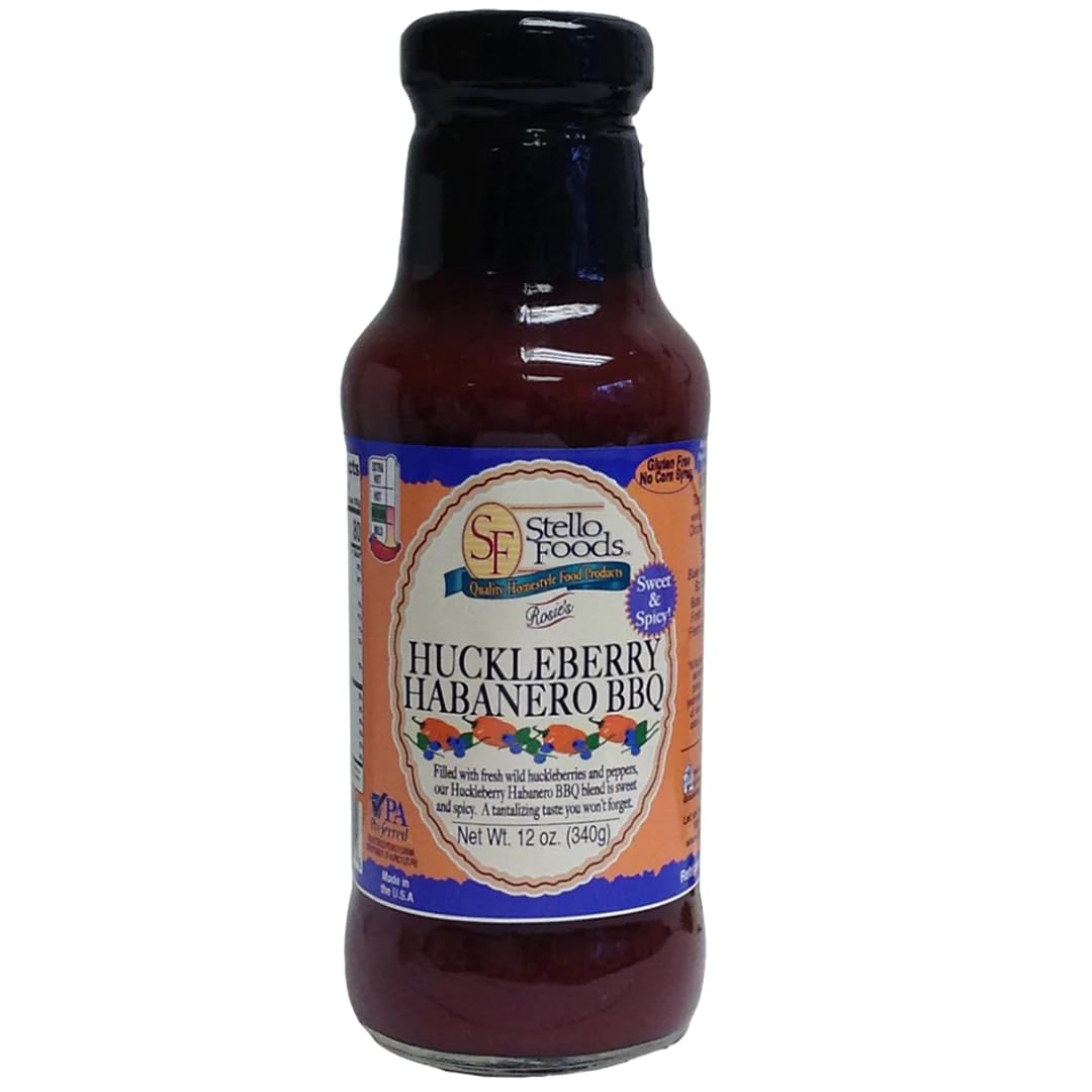 Stello Foods - Rosie's Huckleberry Habanero BBQ Sauce 12 oz