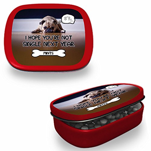 I Hope You’re Not Single Next Year Mints - Funny Valentine’s Day Gift - Gifts for Singles - Funny Mint Tins - Stocking Stuffers for Single Friend