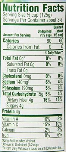 Del Monte® Fresh Cut® Low Sodium Sweet Peas, 15 oz. Can