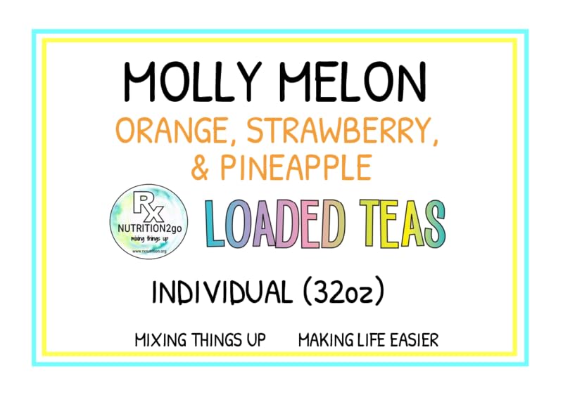RxNutrition 2go Loaded Energy Tea (Single, Molly Melon)