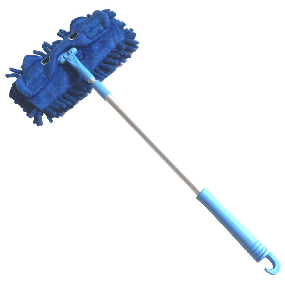 Xifando Mini Housekeeping Cleaning Tools for Children,3pcs Include Mop,Broom,Dustpan (Blue Mop+Frash Blue Broom&Dustpan)