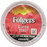 Folger's Medium Classic Roast Coffee 100 K Cup Pods/ 0.28 Ounce Net Wt 28.2 Ounce, Rich + Smooth, 28.2 Ounce