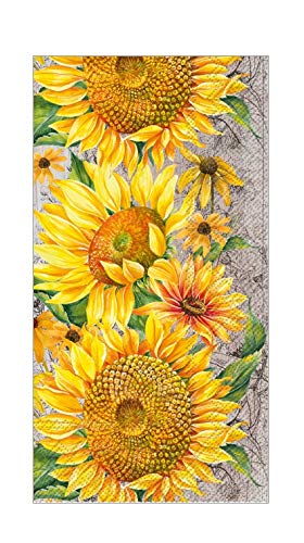 Boston International Disposable Guest Towels Paper Hand Towels for Bathroom, Fingertip Towels French Country Decor Pak 32
