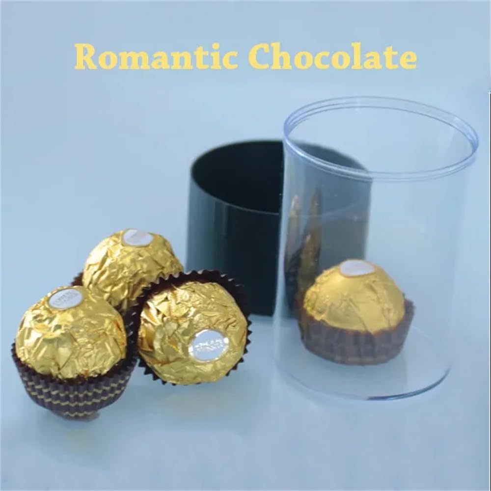 ZQION Romantic Chocolate Gimmicks Close Up Magic Tricks A Sweet and Magical Surprise Penetration Stage Street Magia Props Funny Visual Magic Wedding