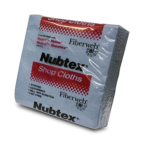 Nubtex Shop Cloths 13"x17" Wipes Box of 375 Cleaning Blankets Roller Ink Tray
