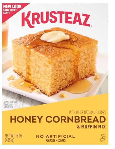 Krusteaz's Honey Cornbread & Muffin Mix 15 oz Box w/Exit 28 Bargains Sticker