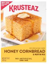 Krusteaz's Honey Cornbread & Muffin Mix 15 oz Box w/Exit 28 Bargains Sticker