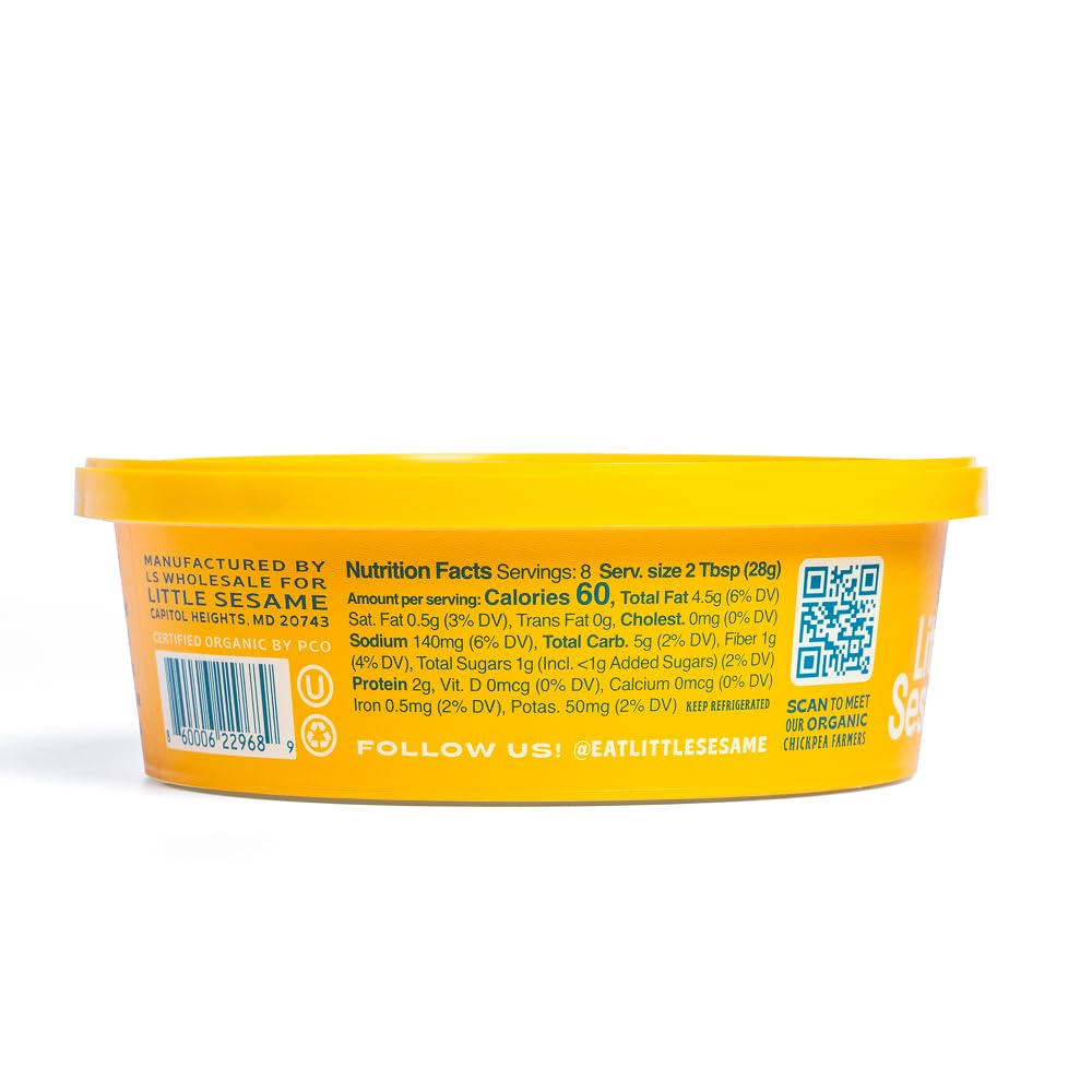 Little Sesame, Hummus Preserved Lemon, 8 Ounce