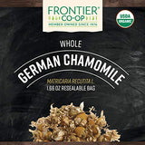 Frontier Co-op Organic Chamomile Flowers, Whole - 1.66oz Bag, Dried, Perfect for Organic Chamomile Tea, Skincare Uses and More, Kosher