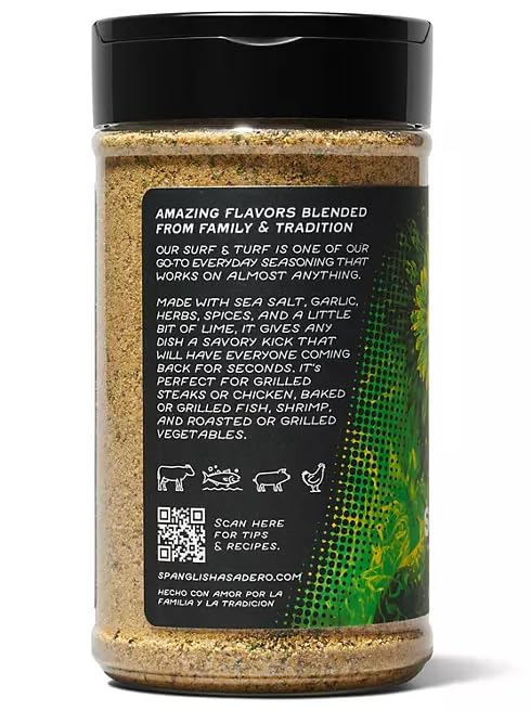 Spanglish Asadero Surf & Turf Seasoning 9.1 oz.