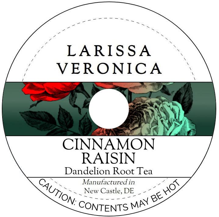 Cinnamon Raisin Dandelion Root Tea (Single Serve K-Cup Pods) (12 pods, ZIN: 577907) - 2 Pack