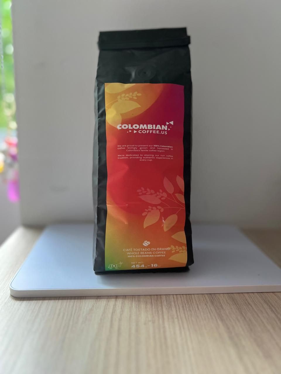 Colombian Coffee US. 16Oz Colombian Coffee Beans, 100% Arabica, Full Body, Medium Dark Roast Whole Bean Coffee Blend with Sweet Caramel & Cocoa Notes