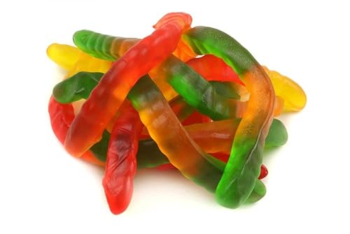 The Snackery Gummy Candy, Worms, 1 lb Bag