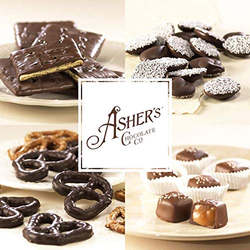 Asher's Chocolates, Gourmet Chocolate Covered Animal Crackers, Small Batches of Kosher Chocolate, Family Owned Since 1892 (6oz, Milk Chocolate)