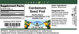 Terravita Cardamom Seed Pod Glycerite Liquid Extract (1:5) - Vanilla Flavored (1 oz, ZIN: 522214) - 3 Pack