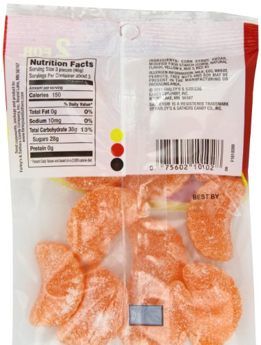 Farley's & Sathers Candy, Orange Slices, 4.85 Ounce, Pack of 12