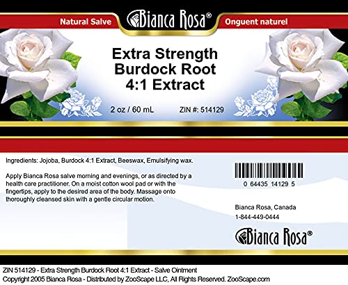 Bianca Rosa Extra Strength Burdock Root 4:1 Extract - Salve Ointment (2 oz, ZIN: 514129)