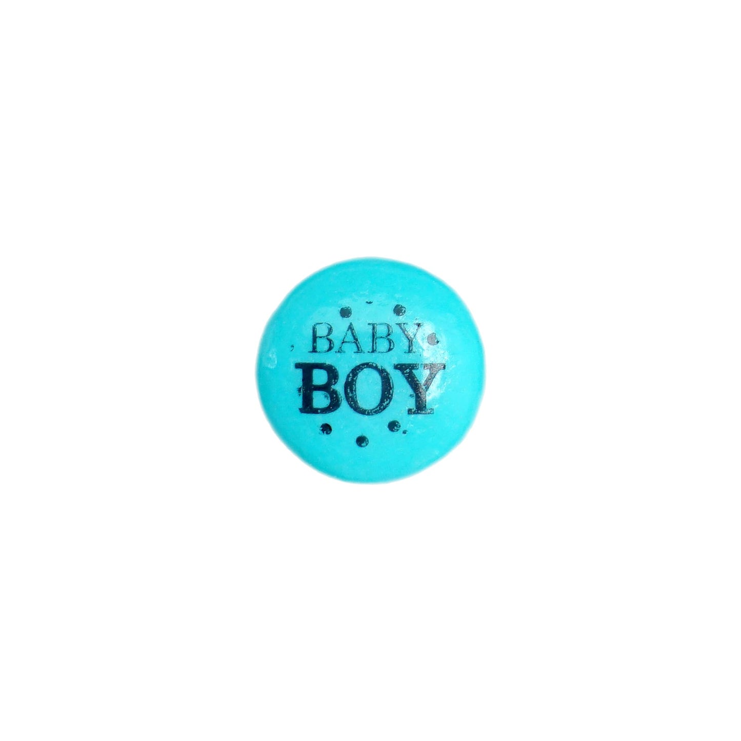 Baby Boy Blue Candy Gum Buttons, 2 Pound Bag (Approx. 180 Pieces), Boy Baby Shower Candy, Baby Themed Candies, Blue Candy For Baby Shower