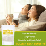 LYCKLIGA - Mullein Leaf Tea Bags | Natural Detox & Respiratory Support | Eco-Friendly, Chemical-Free | 15 Tea Bags