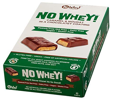 Vegan, Gluten Free, Nut Free | Chocolate Candy Nougat and Caramel Bars (12 Pack) | Dairy Free, Soy Free, Sesame Free | Allergy Friendly Snacks | No
