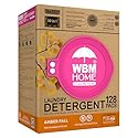 WBM Home Laundry Detergent Pods, Total 128 Count | Amber Fall Fragrance | 10 in 1 Laundry pods Detergent Ultra Power Cleaning with Plant-Based Scent