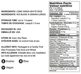 Food to Live Long Grain White Rice, 5 Pounds Raw, Vegan, Kosher. Easy to Cook. Stays Separate and Fluffy. Rich in Iron and Low in Fat. Great as Side Dish. Perfect for Stuffing, Pilafs, and Salads