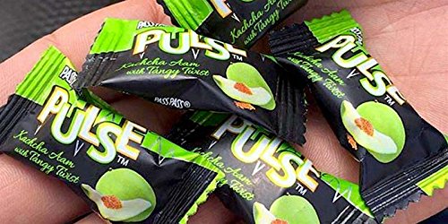 Pulse Candy By Pass Pass Sensational Kacchaa Aam Flavor Candy - 50Pcs With (Mango, 50pc)