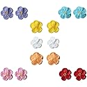 O'Creme Pansy Royal Icing Sugar Flower 1 Inch - for Cake Decorating - Decorations for Cakes, Cupcake Toppers - Birthday, Wedding, Valentines, Baby