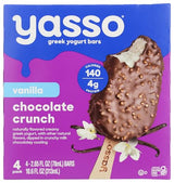 Yasso Vanilla Chocolate Crunch Frozen Yogurt Bars, 10.6 FZ