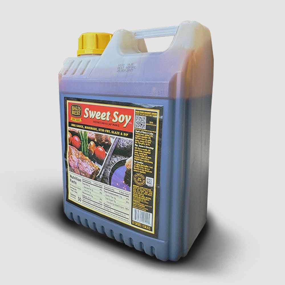 ABC Bali's Sweet Soy Sauce in Plastic Jug, 145 Ounce