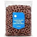 Milk Chocolate Covered Pretzels, Salted Crunchy Snacks, 2.5 lb Bulk Bag
