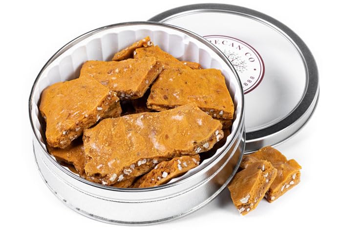 Texas Pecan Brittle in Gift Tin