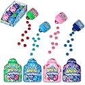 Baby Bottle Pop Twisters Chewy Candy, 8 Ct Sweet Candy with Chewy Sour Center in Twisting Containers, Full Size, Individually Wrapped Fun Bulk
