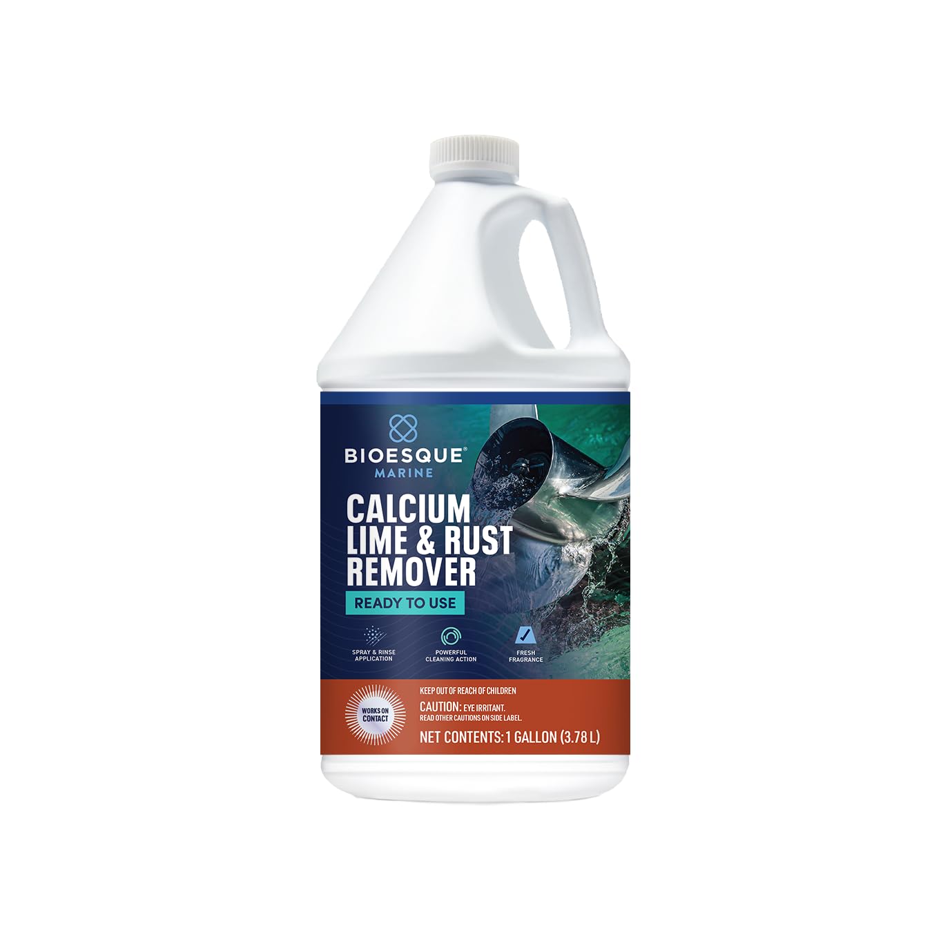 Bioesque Marine Calcium, Lime & Rust Remover, 1 Gallon (Pack of 1)