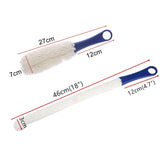 LJDJ Bottle Cleaning Brush - Set of 2 Different Sizes Flexible Bottle Scourer - Multi-Function Household Cleaning Tools for Cleaning of Wine