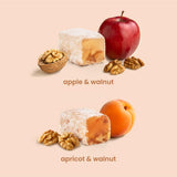 Liberty Orchards Original Aplets & Cotlets - Gourmet Chewy Snack in Gift Box, Gluten Free, Lokum with Nuts, Apricot Walnut Vegan Turkish Delight Candy