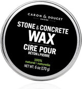 CARON & DOUCET Natural Stone & Concrete Care Wax - Coconut Oil and Carnauba Formula - Conditions, Seals, Revives & Deepens Color on Soapstone, Slate