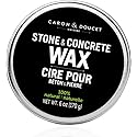 CARON & DOUCET Natural Stone & Concrete Care Wax - Coconut Oil and Carnauba Formula - Conditions, Seals, Revives & Deepens Color on Soapstone, Slate