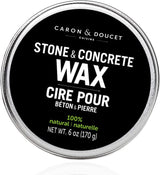 CARON & DOUCET Natural Stone & Concrete Care Wax - Coconut Oil and Carnauba Formula - Conditions, Seals, Revives & Deepens Color on Soapstone, Slate