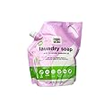 Organic Chix, all natural Laundry Soap, lavender infused, free & clear 96oz Spout Pack