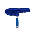 Unger Connect and Clean Microfiber Ceiling Fan Duster, Household Cleaning Supplies to Trap Dust and Dirt, Reusable and Machine Washable Sleeve