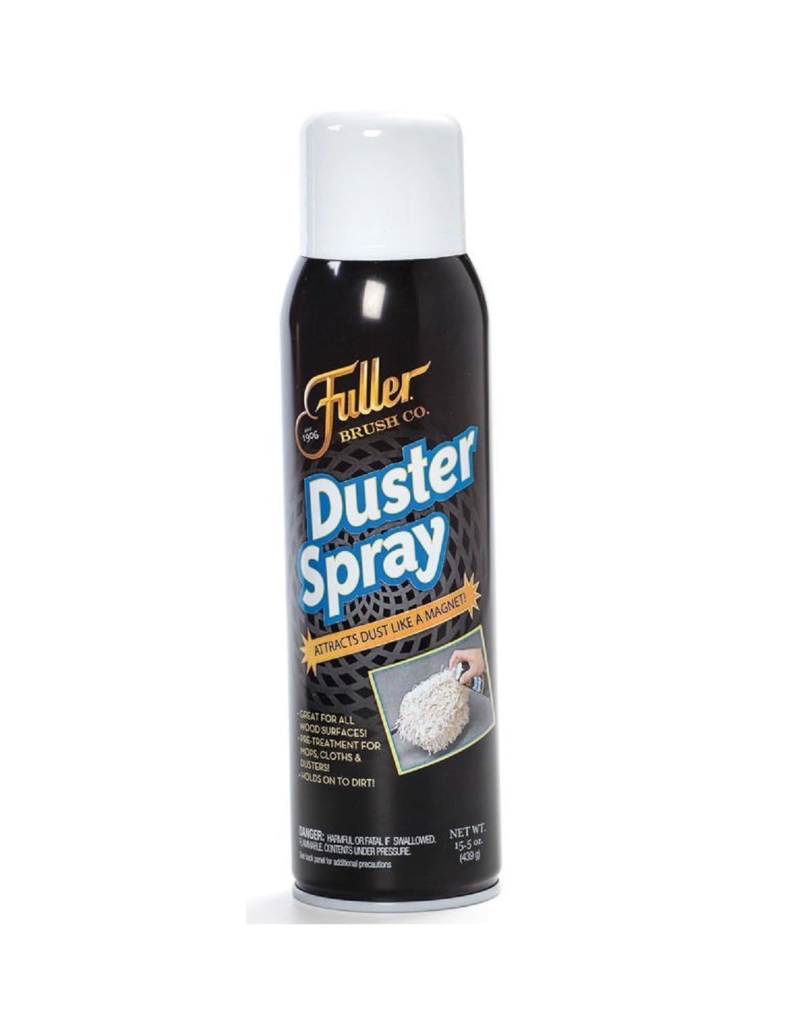 Fuller Brush Duster Spray -15.5 oz Multi Surface Dust Removing Sprayer - Safe Household Cleaning for Floors, Furniture, Blinds & Car Interiors (Pack