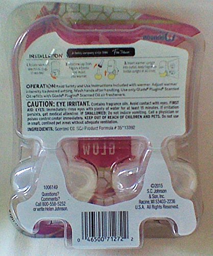 10 Glade Plugins Scented Oil Refills Apple Cinnamon Happy Glow 5 Twin Packs New
