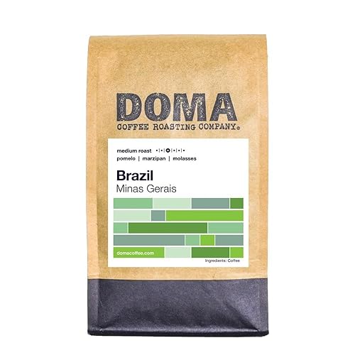 Doma Coffee Roasting Company "Brazil Minas Gerais" Medium Roasted Whole Bean Coffee - 12 Ounce Bag
