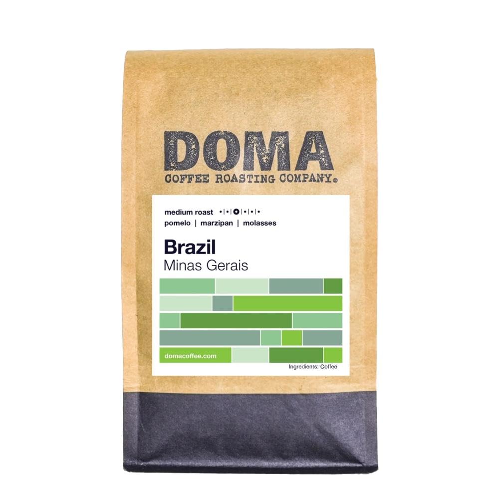 Doma Coffee Roasting Company "Brazil Minas Gerais" Medium Roasted Whole Bean Coffee - 12 Ounce Bag