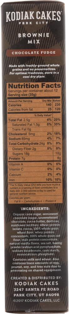 Kodiak Cakes Chocolate Fudge Brownie Mix (Pack of 2)2