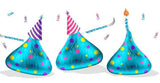 Kiss Birthday Cake | Healthy Chocolate Treats, Great for Wedding, Easter, Halloween, Movies | Individually Wrapped, 2 Pounds